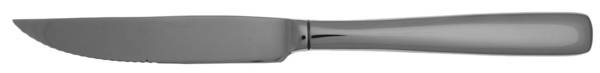 Strauss (Stainless, Plain) Solid Handled Serrated Individual Steak Knife