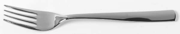 Strauss (Stainless, Plain) Medium Solid Cold Meat Serving Fork