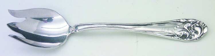 Flower De Luce (Silverplate, 1904, Monograms) Ice Cream Fork