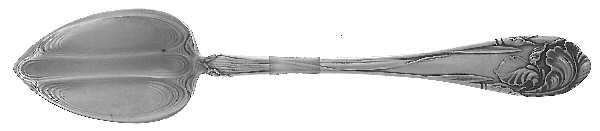 Flower De Luce (Silverplate, 1904, Monograms) Fruit/Orange Spoon