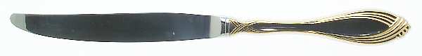 Golden Heiress (Gold Accent) Modern Hollow Knife