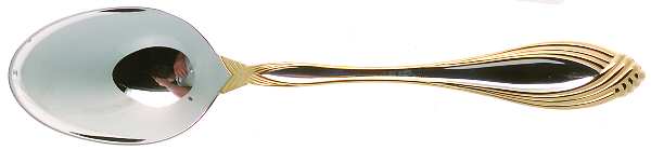 Golden Heiress (Gold Accent) Place/Oval Soup Spoon