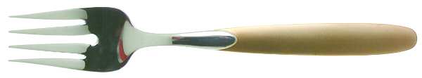 Sirocco (Stainless, Gold Handle) Individual Salad Fork