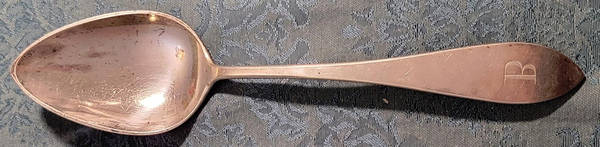 Old Newbury (Sterling, 1800) Vegetable Serving Spoon (Solid)