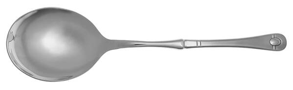 Satin Jupiter (Stainless) Casserole Spoon with Smooth Stainless Bowl HC