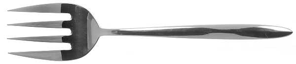 Essence (Stainless) Medium Solid Cold Meat Serving Fork
