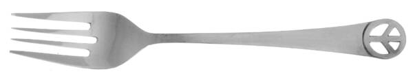 Peace Sign (Stainless) Individual Salad Fork