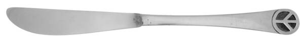 Peace Sign (Stainless) Modern Solid Knife