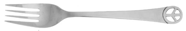Peace Sign (Stainless) Fork