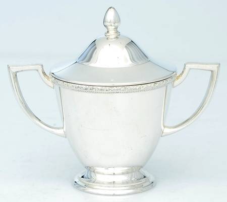 Arbor (Silverplate, Hollowware) Sugar Bowl & Lid
