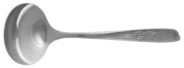 Sweet Briar (Stainless, Textured) Solid Gravy Ladle