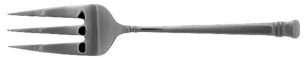 Chalcis (STAINLESS) Medium Solid Cold Meat Serving Fork