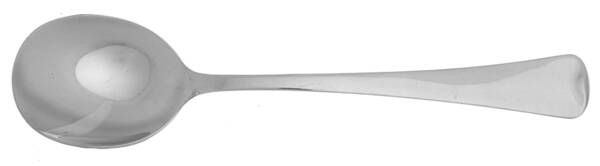 Distinction (Stainless, No Wings, Glossy) Round Bowl Soup Spoon (Cream Soup) HC