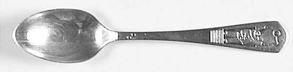 OHS192 (SILVERPLATE) Straight Handle Baby Spoon