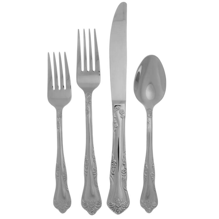 Azalea (Stainless) 4 Piece Place Setting