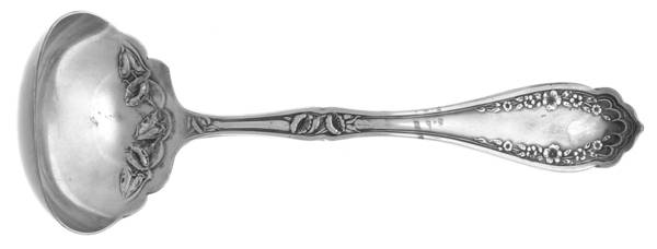 Extra Coin Silver Plate One (Silverplate) Solid Gravy Ladle