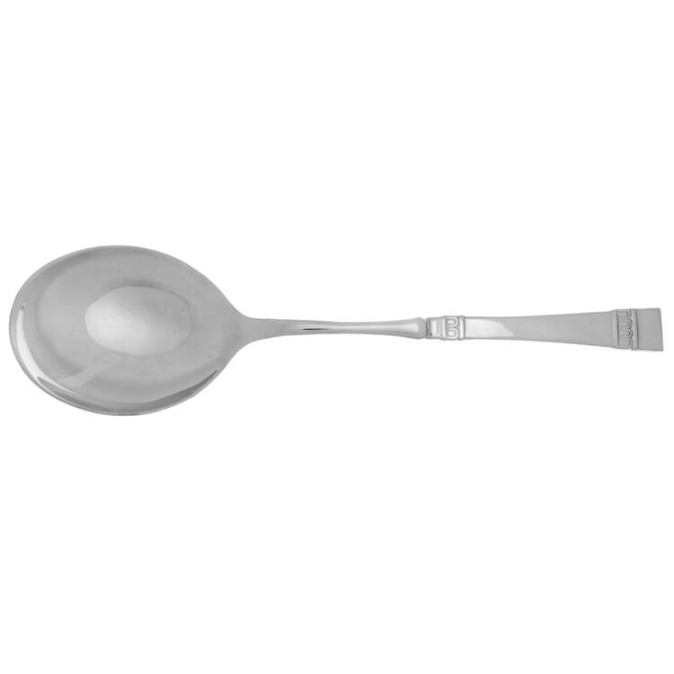 Cadence (Stainless) Casserole Spoon with Smooth Stainless Bowl HC