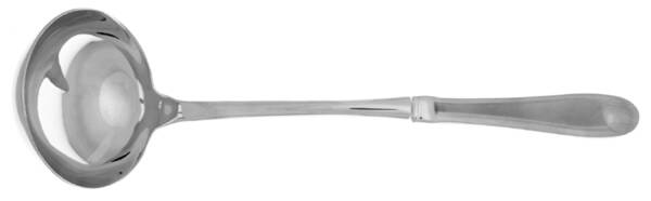 Satin Garnet (Stainless) Soup Ladle with Stainless Bowl HC