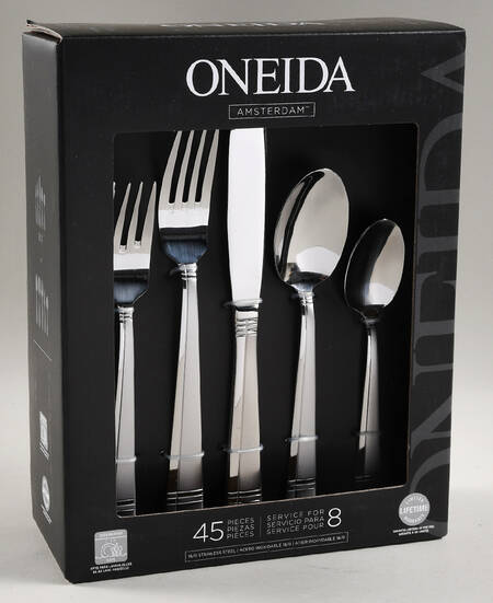 Amsterdam (Stainless) 45 Piece Set