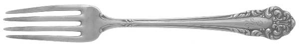 Avalon (Silverplate, 1901, Monograms) Youth Fork