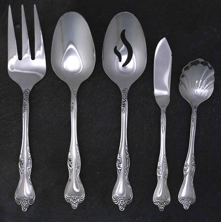 Pollenta (Stainless) 5 Piece Hostess Set