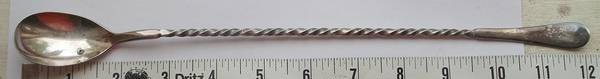 OHS233 (Silverplate) Large Claret Spoon, Solid Piece