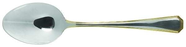 Lyon (Stainless, Gold Accent) Tablespoon (Serving Spoon)