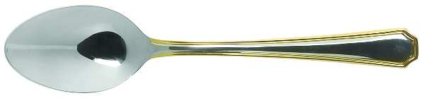 Lyon (Stainless, Gold Accent) Teaspoon
