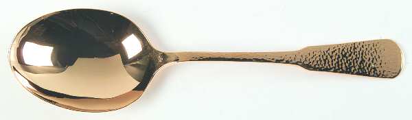 First Colony (Gold Electroplate) Solid Smooth Casserole Spoon