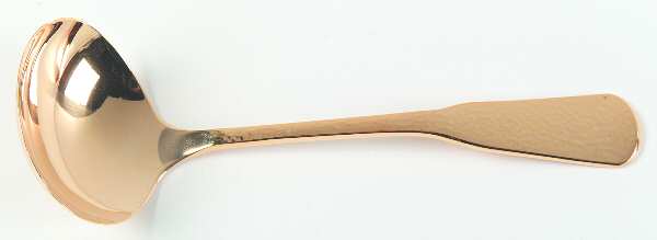 First Colony (Gold Electroplate) Solid Gravy Ladle