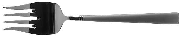 Satin Westbrook (Stainless) Large Solid Cold Meat Serving Fork