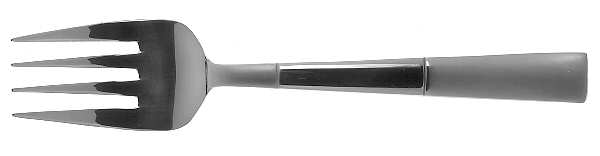Echo (Stainless) Medium Solid Cold Meat Serving Fork