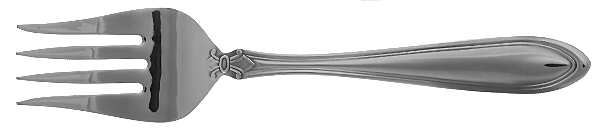Royal Manor (Stainless) Medium Solid Cold Meat Serving Fork