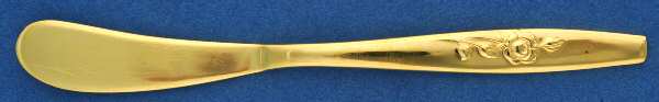 Our Rose-Gold (Gold Electroplate) Flat Handle Master Butter Knife