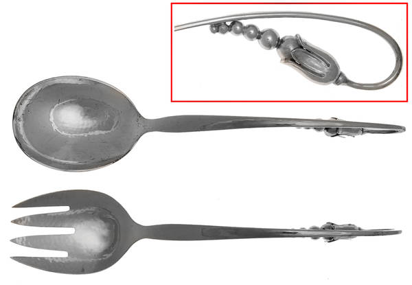 Blossom (Sterling) (2 Pc) Solid Salad Set