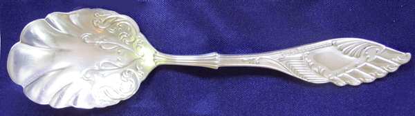 Rockford Four (Silverplate, 1898) Sugar Shell Spoon