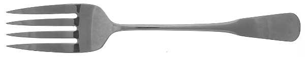 Colonial Boston-Glossy (Stainless) Medium Solid Cold Meat Serving Fork