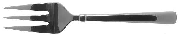 Attalia (Stainless) Medium Solid Cold Meat Serving Fork
