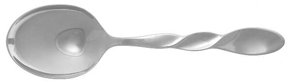 Helix (Stainless) Solid Smooth Casserole Spoon