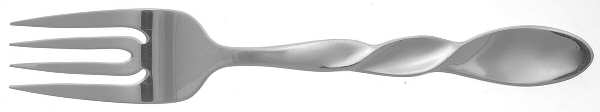 Helix (Stainless) Medium Solid Cold Meat Serving Fork