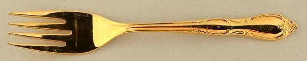 Montclair-Gold (Gold Electroplate Individual Salad Fork