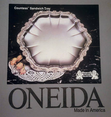 Countess (Silverplate, Hollowware) 12" Sandwich Plate