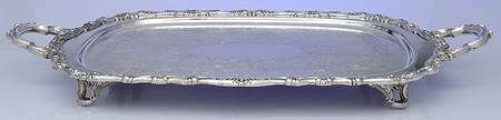 Countess (Silverplate, Hollowware) Large Footed Waiter Tray
