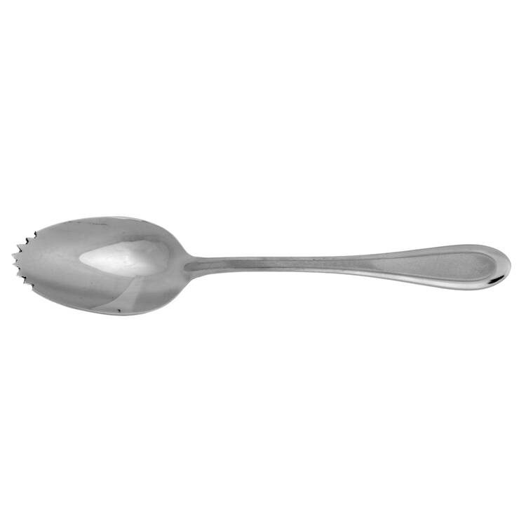 Joanne (Stainless) Fruit/Orange Spoon Individual, Serrated Bowl HC by Oneida Silver
