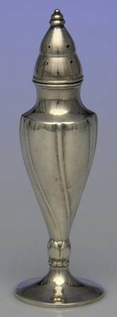 Contemporary Swirl (Silverplate, Hollowware) Salt Shaker