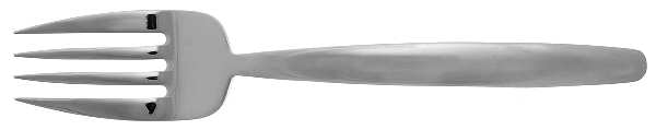 Leda (Stainless) Large Solid Cold Meat Serving Fork