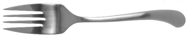Tangent (Stainless) Medium Solid Cold Meat Serving Fork