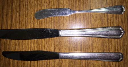 OHS292 (Silverplate) Flat Handle Butter Spreader