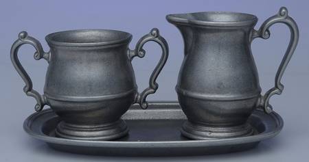 Cambridge Colonial-Pewter Hollowware Smooth by Oneida Silver