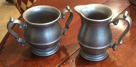 Cambridge Colonial-Pewter Hollowware Smooth Creamer